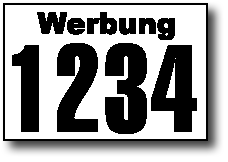 Startnummern classic line 24 x 16